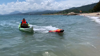 水上救援機器人用來送外賣,我看可行 水上救援機器人用來送外賣,我看可行